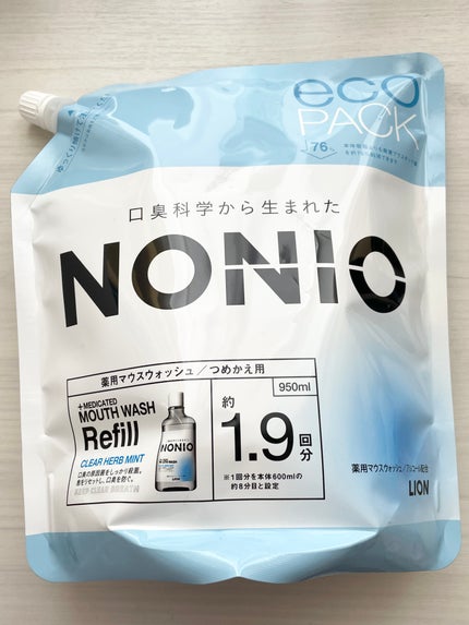 NONIO NONIOマウスウォッシュ つめかえ用 eco PACKのクチコミ「NONIOマウスウォッシュ つめかえ用 eco PACK
✼••┈┈••✼••┈┈••✼••┈.....」(1枚目)