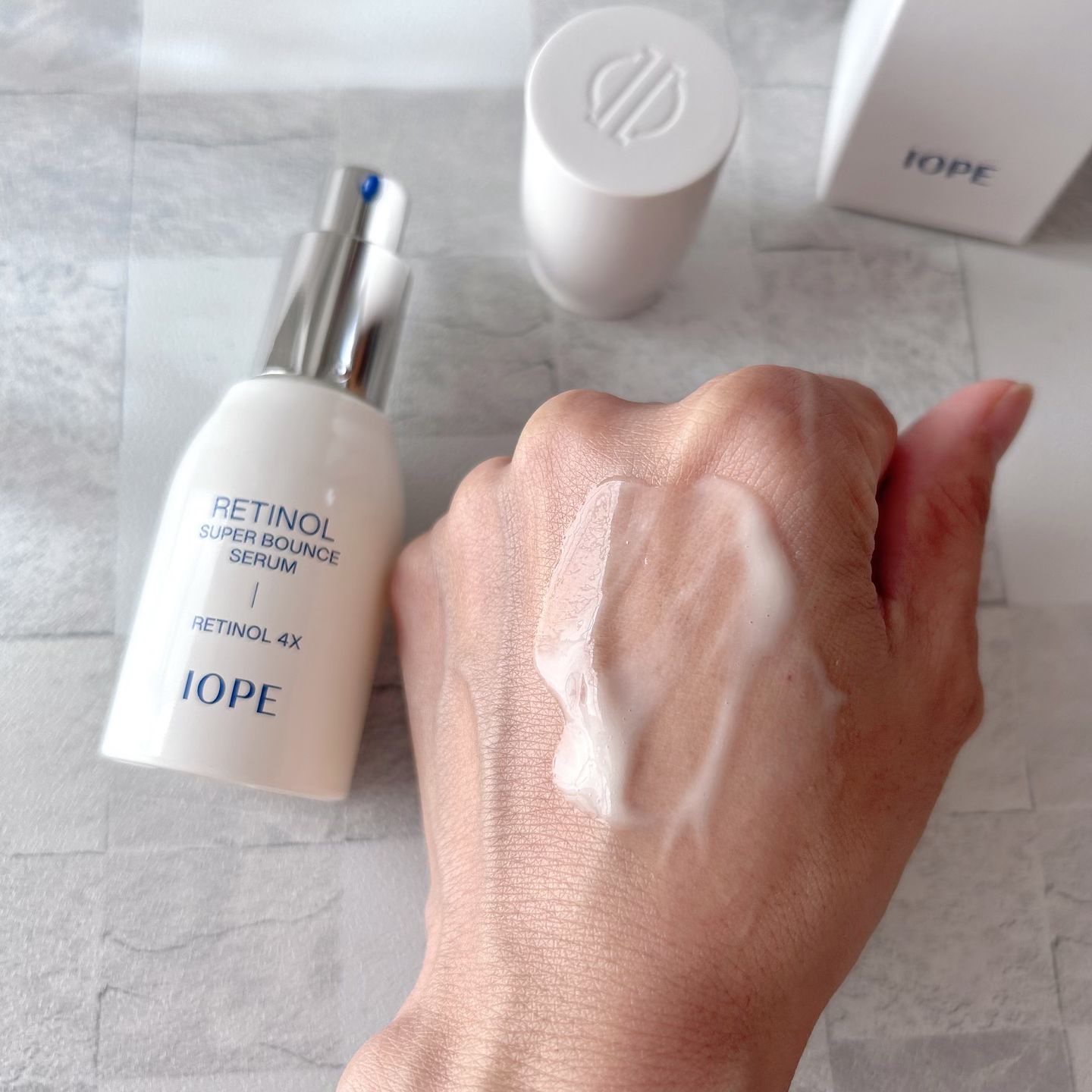 レチノール スーパーバウンス セラム/IOPE/美容液を使ったクチコミ（2枚目）