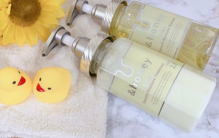 シルキー スムースモイスチャー シャンプー 1.0/ヘアトリートメント 2.0/&honey/市販シャンプーを使ったクチコミ(2枚目)