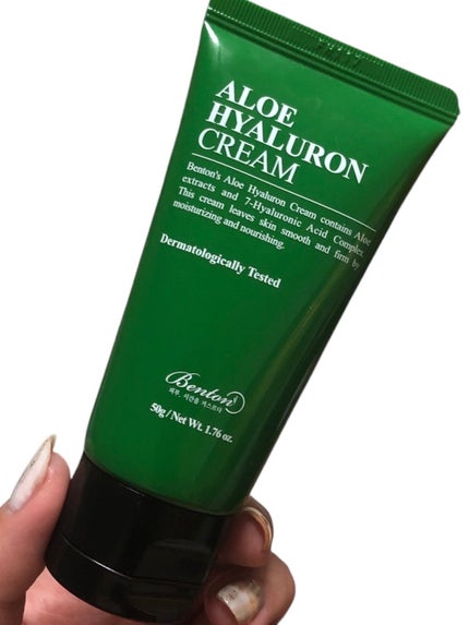 アロエヒアルロンクリーム 50g/BENTON/フェイスクリームを使ったクチコミ(9枚目)