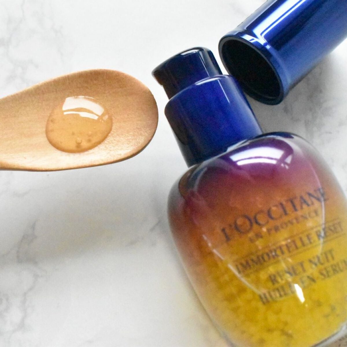 イモーテル オーバーナイトリセットセラム/L'OCCITANE/美容液を使ったクチコミ(3枚目)