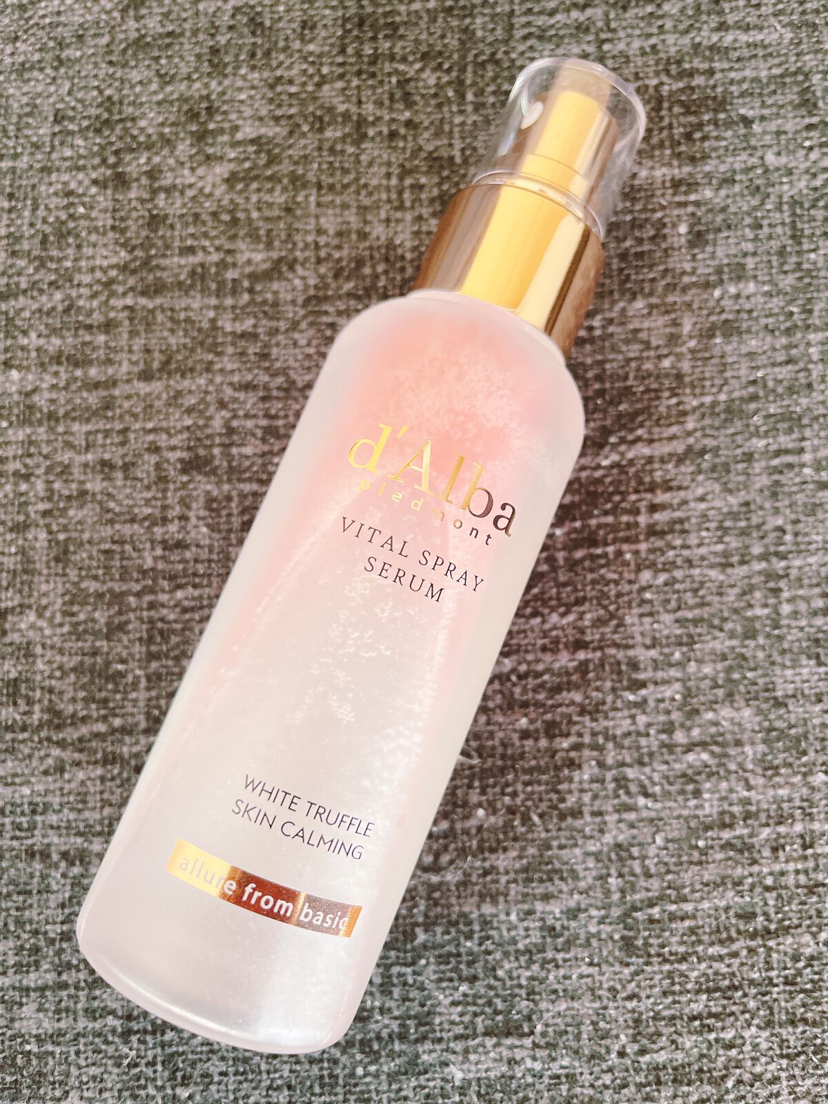 ダルバ ホワイトトリュフファーストスプレーセラム/ダルバ/ミスト状化粧水を使ったクチコミ(1枚目)