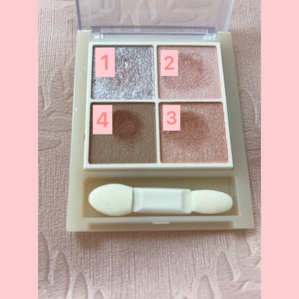 ペールトーンアイシャドウ/CEZANNE/アイシャドウを使ったクチコミ(2枚目)