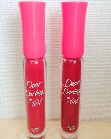 お気に入りティント💄
←これしかティント持ってへん笑

色はOR204（右、上）BR401（左、下）です‼︎
（1枚目右、2枚目左、3枚目上がORです、分かりにくくてすみません💦）
私は重ためよりさらさ