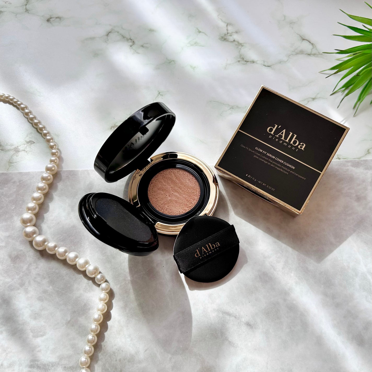 グロウフィットセラムカバークッション/ダルバ/クッションファンデーションを使ったクチコミ(1枚目)