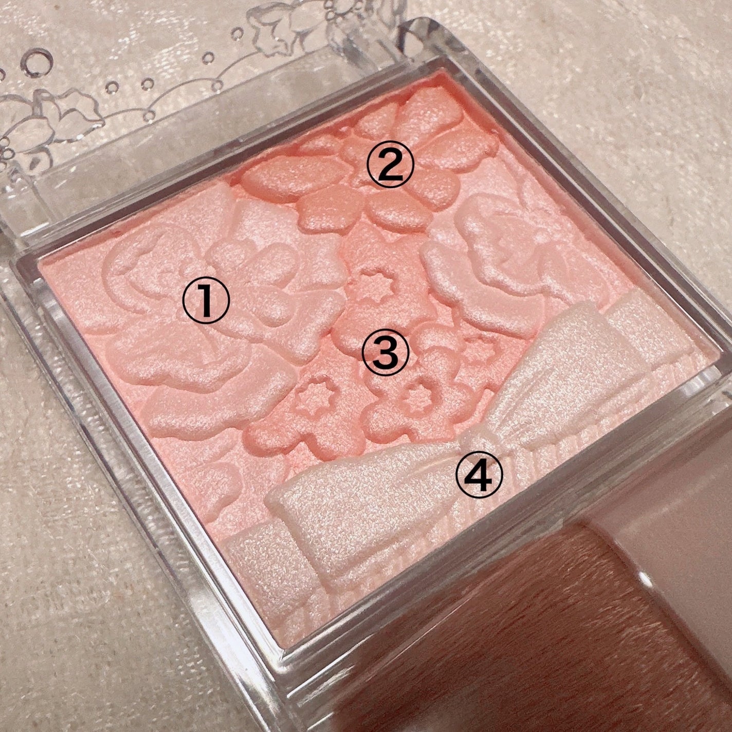 グロウフルールチークス/キャンメイク/パウダーチークを使ったクチコミ(3枚目)