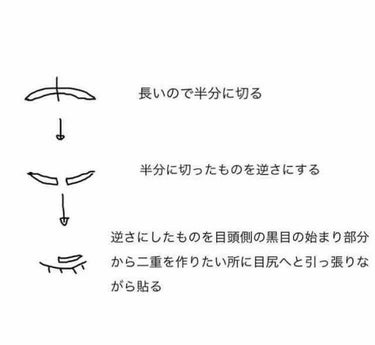 アイテープ（絆創膏タイプ、レギュラー、７０枚）/DAISO/二重まぶた用アイテムを使ったクチコミ（4枚目）