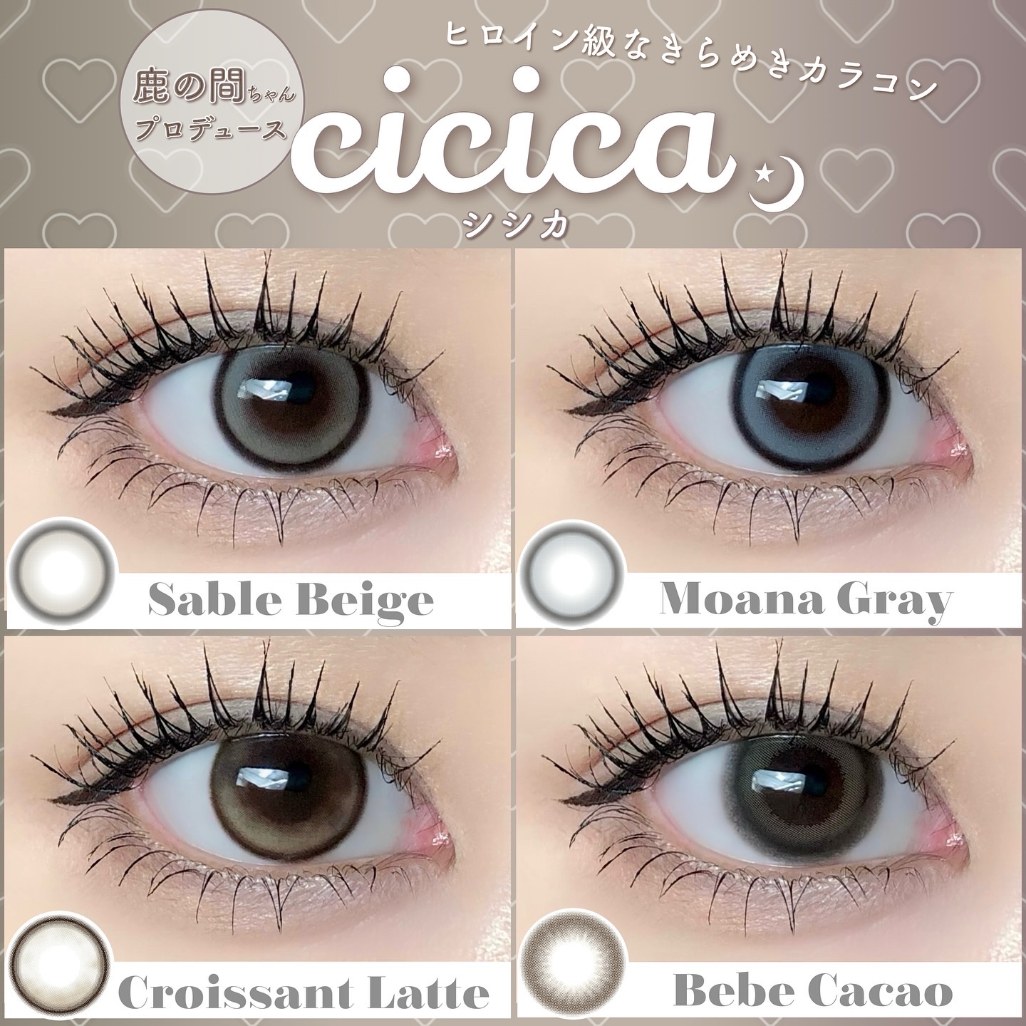 cicica 1day サーブルベージュ/cicica/ワンデー（１DAY）カラコンを使ったクチコミ（1枚目）