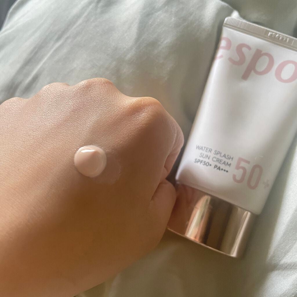 ウォータースプラッシュサンクリーム/espoir/日焼け止め・UVケアを使ったクチコミ(2枚目)