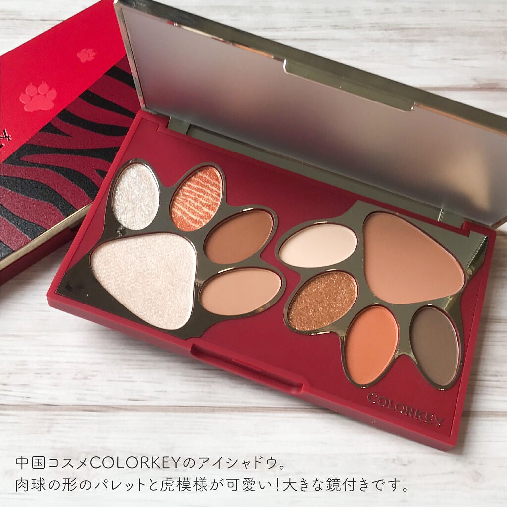 トラ十色アイシャドウパレット/COLORKEY/アイシャドウパレットを使ったクチコミ(2枚目)