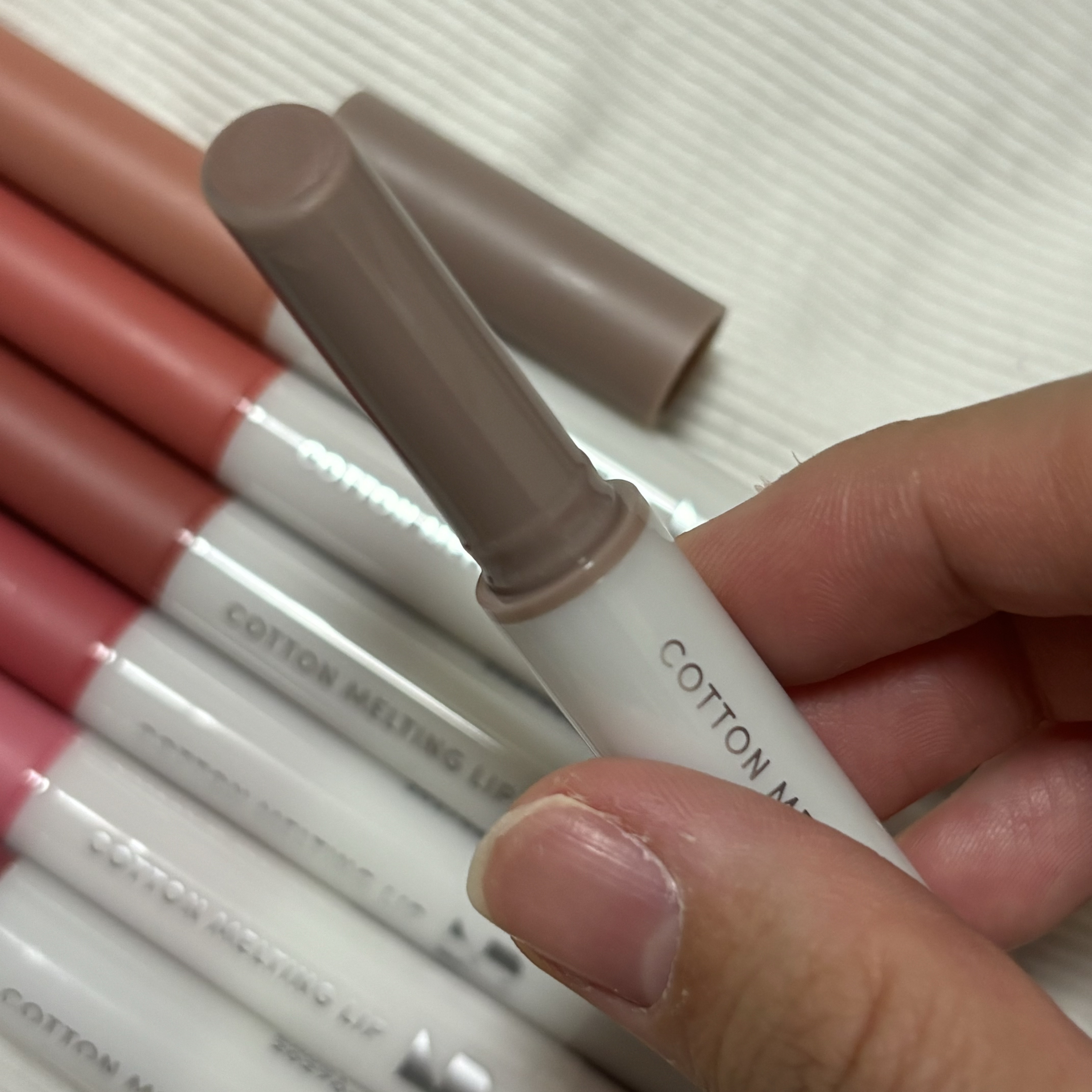 コットンメルティングリップ/ネイチャーリパブリック/口紅を使ったクチコミ（3枚目）