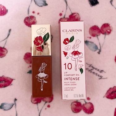 コンフォート リップオイル インテンス/CLARINS/リップグロスを使ったクチコミ（1枚目）