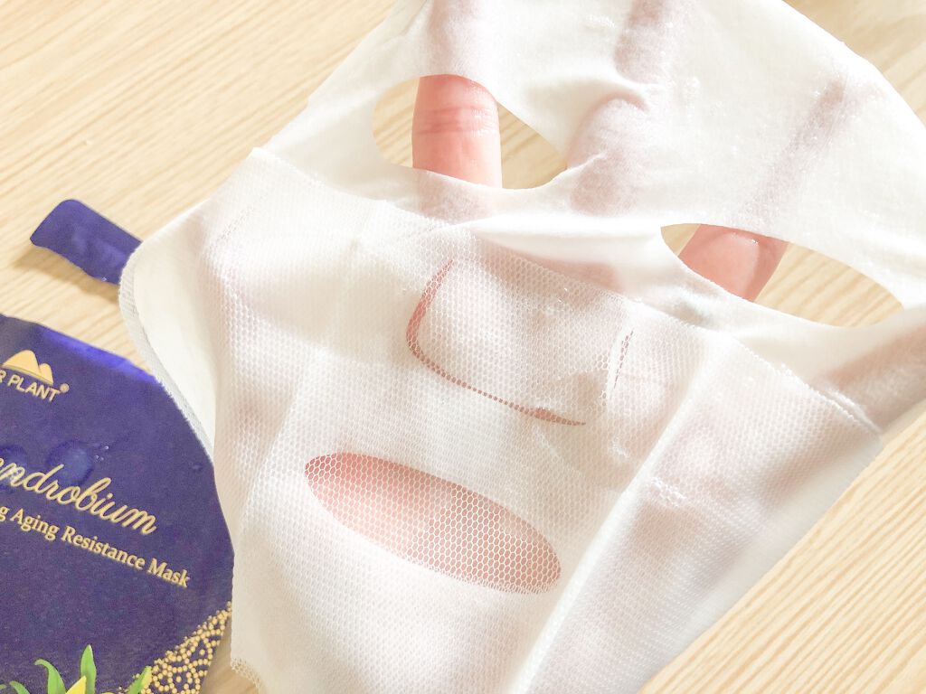 セッコク蘭エイジングケアマスクα/DR PLANT/シートマスク・パックを使ったクチコミ（3枚目）