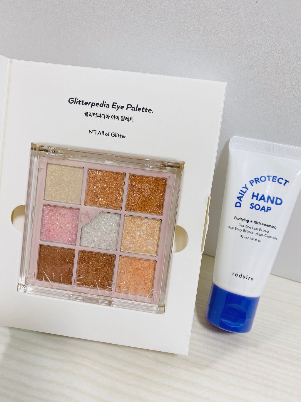 グリッターペディアアイパレット/unleashia/アイシャドウパレットを使ったクチコミ(1枚目)