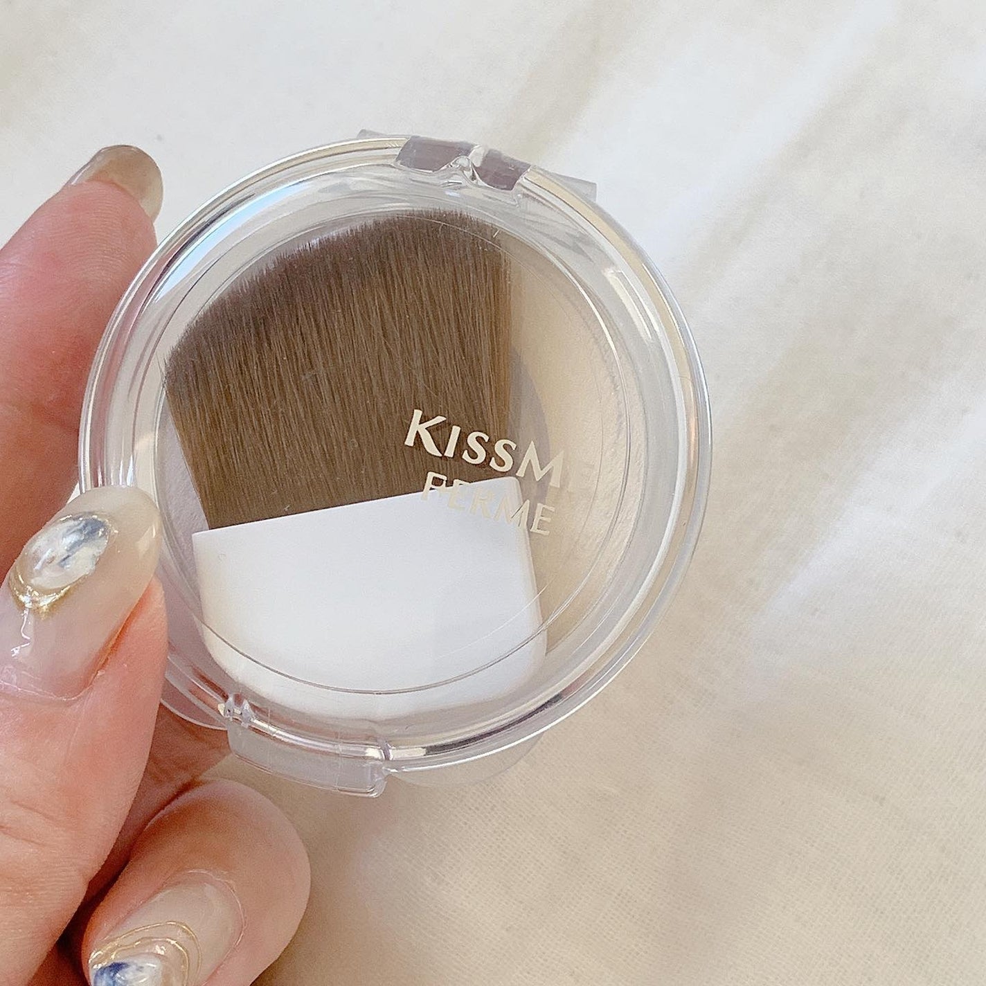 マーブルハイライター/キスミー フェルム/プレストパウダーを使ったクチコミ(4枚目)