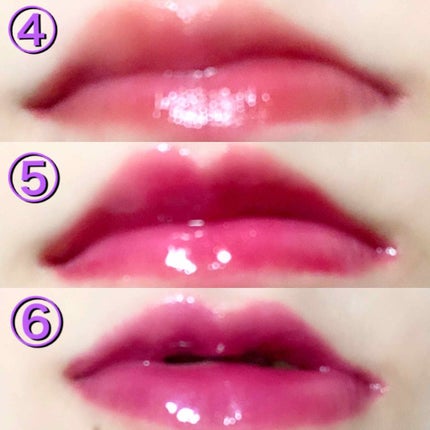 グレイズバームリップ/excel/口紅を使ったクチコミ(3枚目)