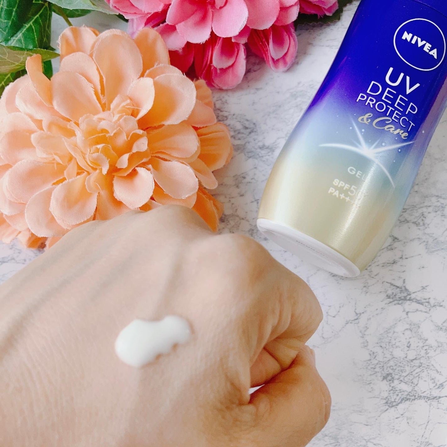 りふと on LIPS 「ニベアUVディーププロテクト&ケアをお試し❣️SPF50+/P..」(4枚目)