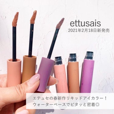 アイエディション（リキッドカラー）/ettusais/リキッドアイシャドウを使ったクチコミ（1枚目）