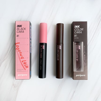 インク ブラック カラ 01 LONG LASH CURLING/PERIPERA/マスカラを使ったクチコミ(1枚目)