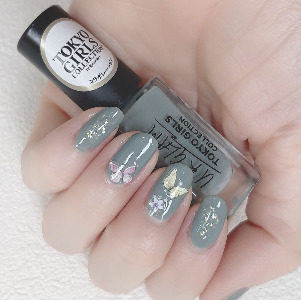 ネイルシール/セリア/ネイルシールを使ったクチコミ（3枚目）