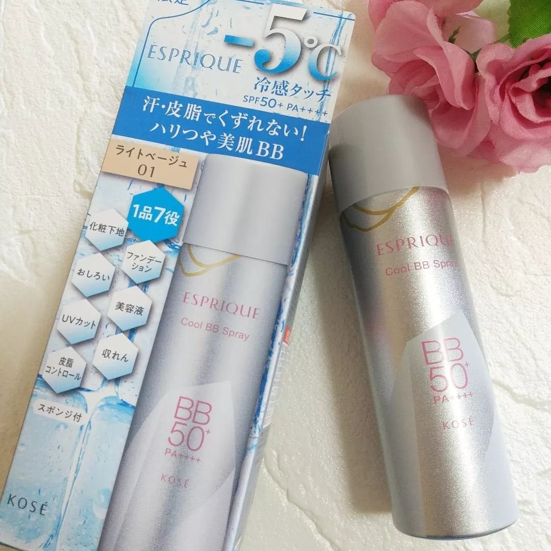 冷感タッチ BBスプレー UV 50 W/ESPRIQUE/BBクリームを使ったクチコミ(2枚目)