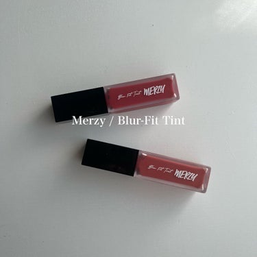 ブラー フィット ティント BT6. アミュージングピンク/MERZY/口紅を使ったクチコミ（1枚目）