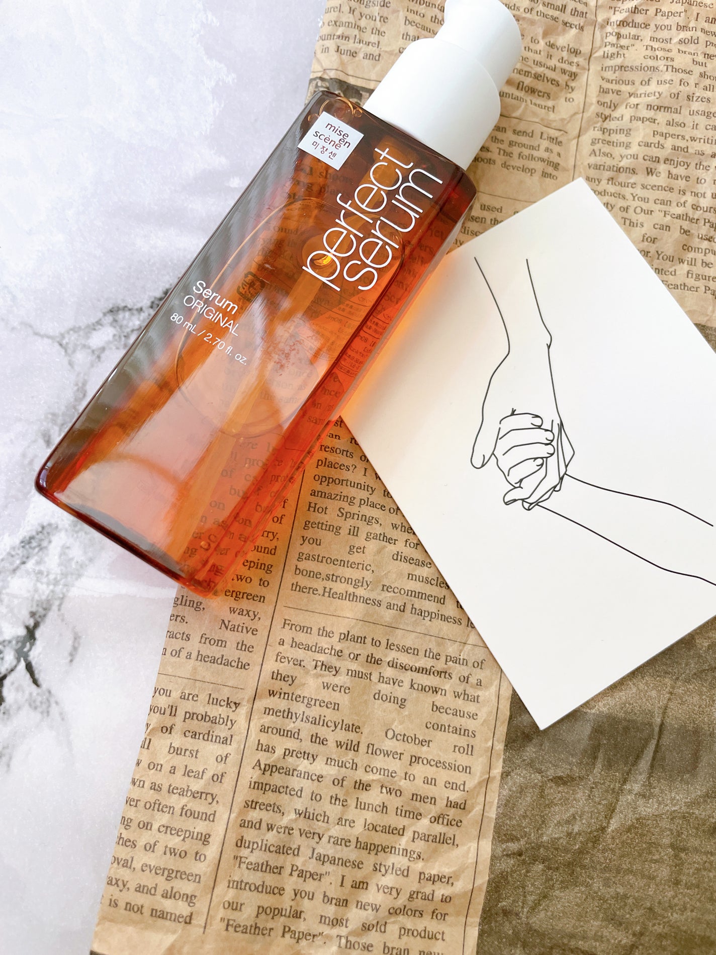 パーフェクトセラム オリジナルセラム/miseenscene/アウトバストリートメントを使ったクチコミ(1枚目)