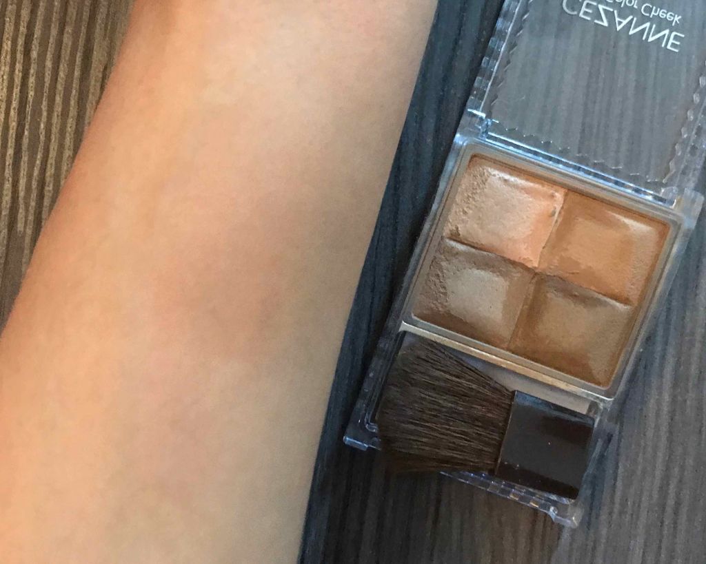 ミックスカラーチーク/CEZANNE/パウダーチークを使ったクチコミ(3枚目)