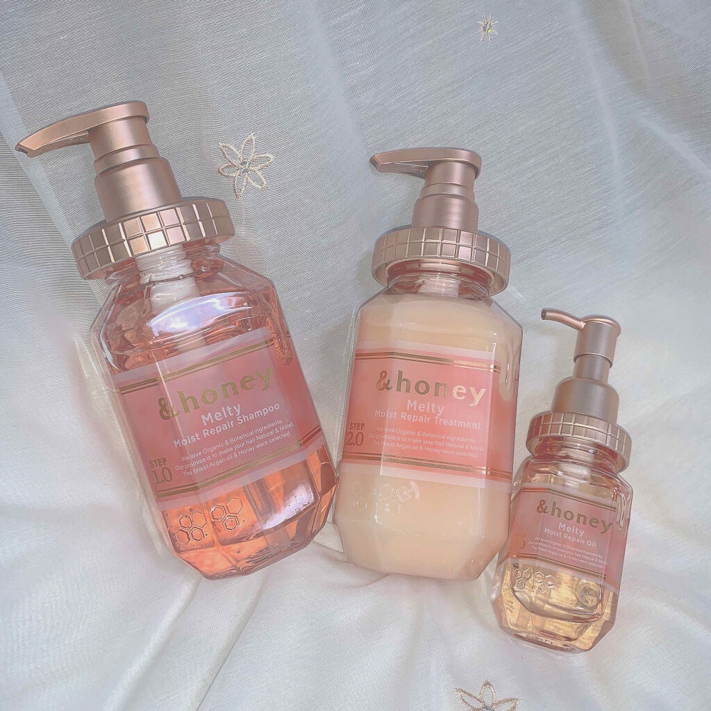 &honey Melty モイストリペア シャンプー1.0/モイストリペア ヘアトリートメント2.0/&honey/市販シャンプーを使ったクチコミ(1枚目)