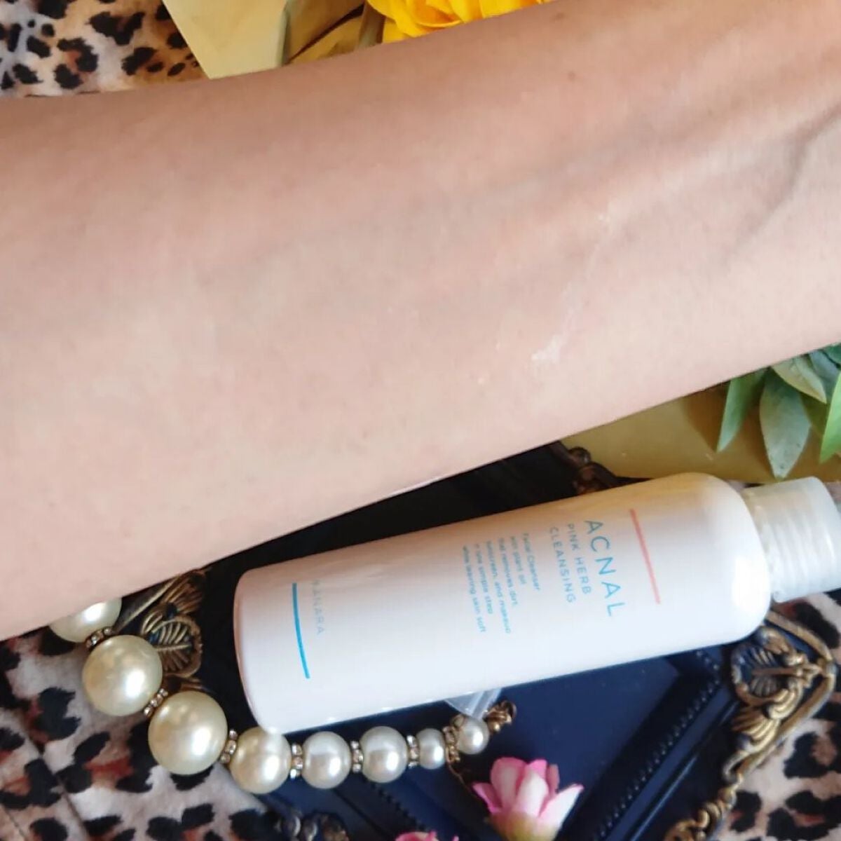 ピンクハーブクレンジング/ACNAL/オイルクレンジングを使ったクチコミ(5枚目)