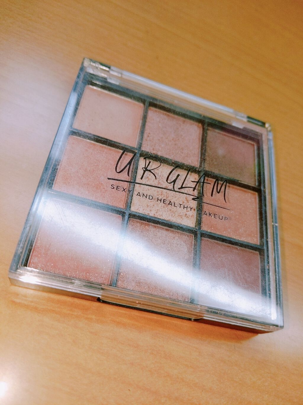 UR GLAM　BLOOMING EYE COLOR PALETTE/U R GLAM/アイシャドウパレットを使ったクチコミ（1枚目）