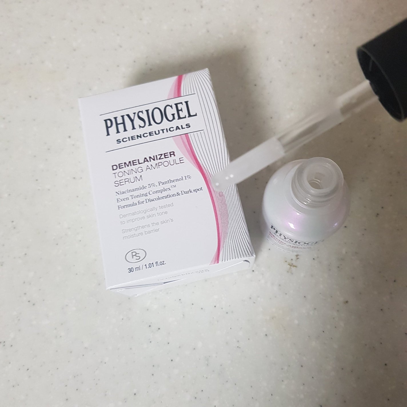 ディメラナイザートーニングアンプル/PHYSIOGEL/美容液を使ったクチコミ(2枚目)