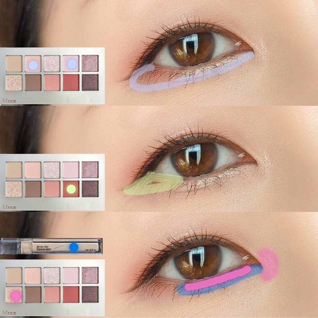 ニューデップスアイシャドウパレット/hince/アイシャドウパレットを使ったクチコミ(5枚目)