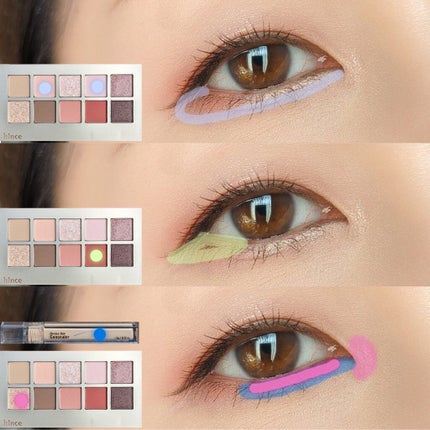 ニューデップスアイシャドウパレット/hince/アイシャドウパレットを使ったクチコミ(5枚目)