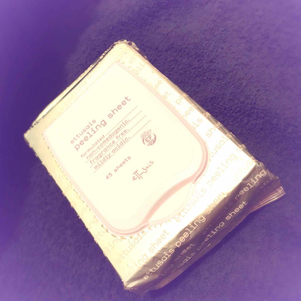 ふきとりピーリングシートN/ettusais/ピーリングを使ったクチコミ（2枚目）