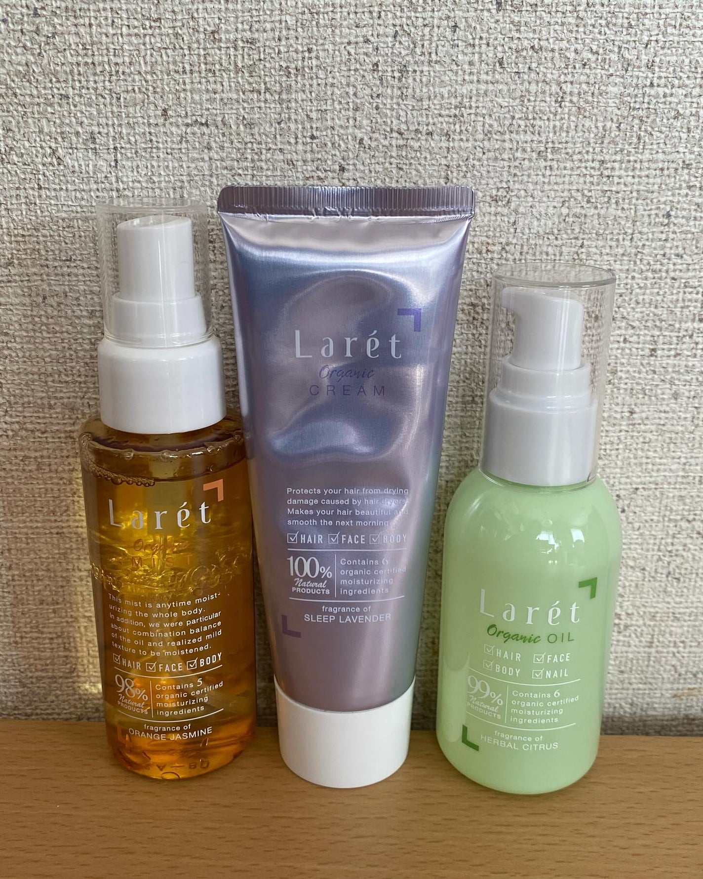 オーガニックミスト/Laret/ミスト状化粧水を使ったクチコミ(2枚目)