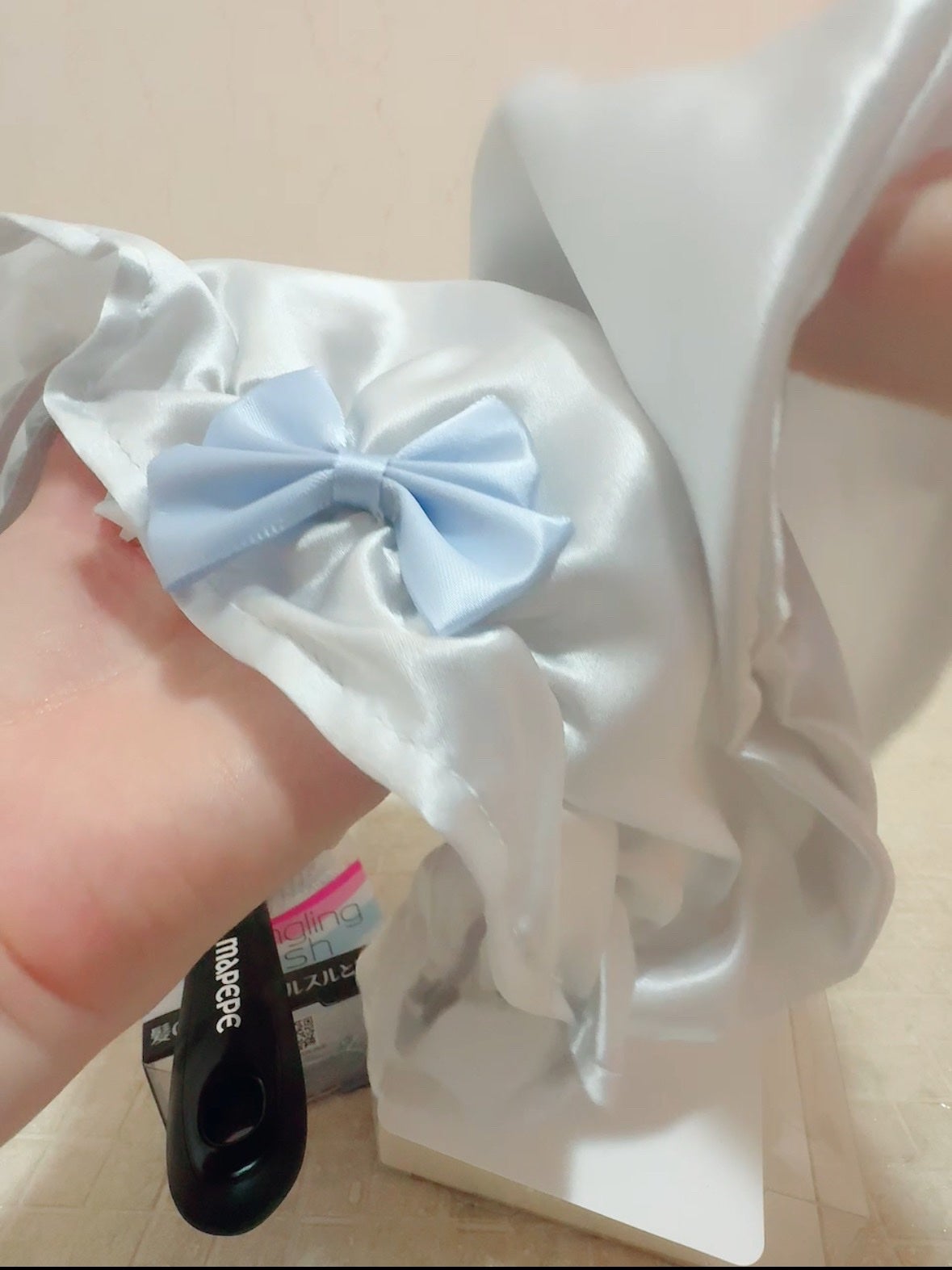 デタングリングブラシ ロング/マペペ/ヘアブラシを使ったクチコミ(3枚目)