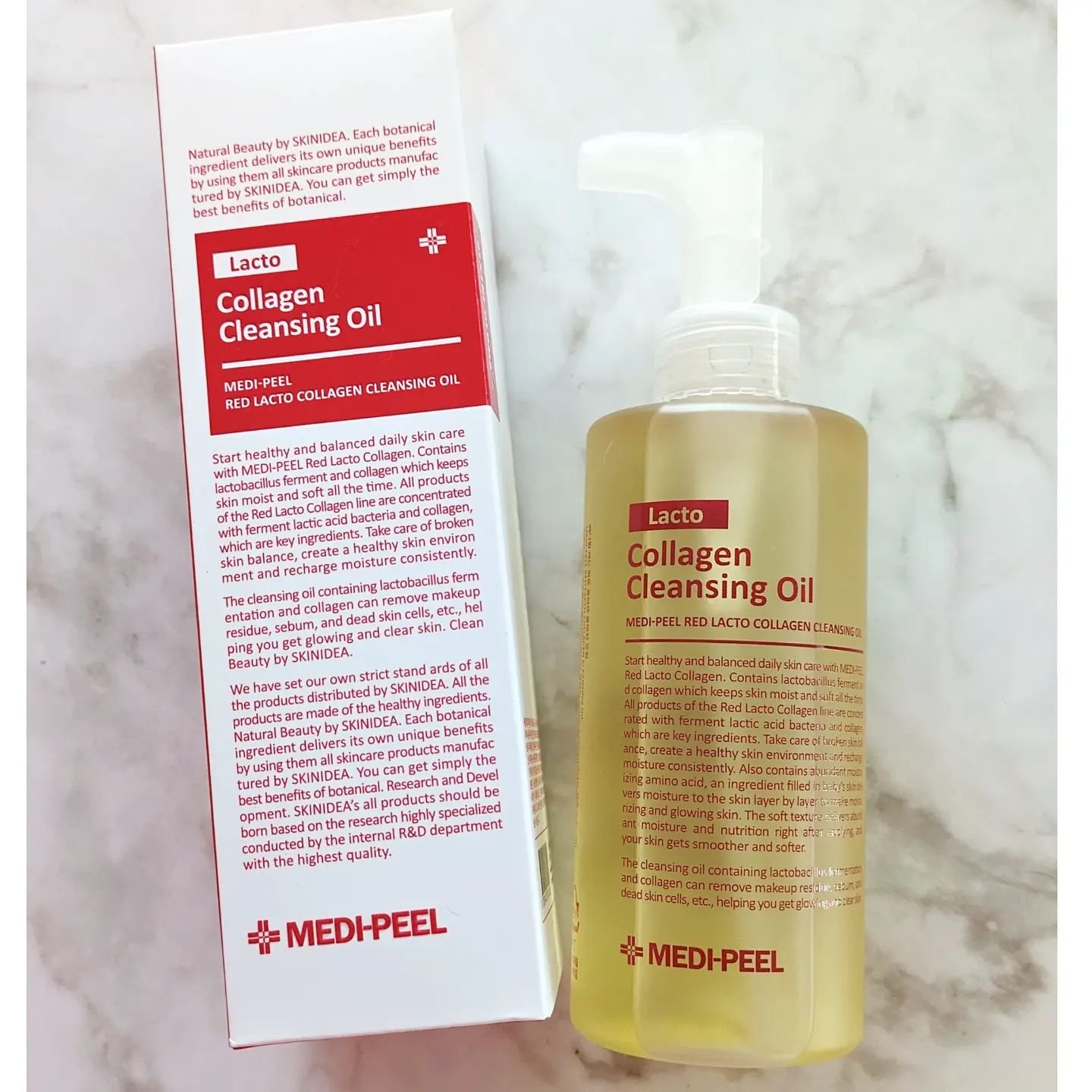 レッドラクトコラーゲンクレンジングオイル/MEDIPEEL/オイルクレンジングを使ったクチコミ（2枚目）
