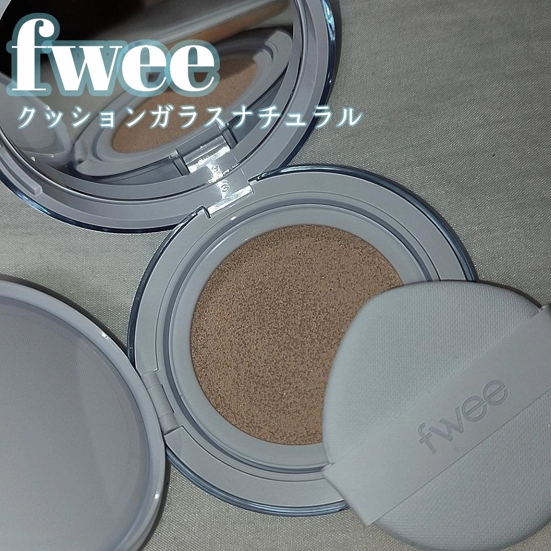 フィー クッションガラス ナチュラル/fwee/クッションファンデーションを使ったクチコミ(1枚目)