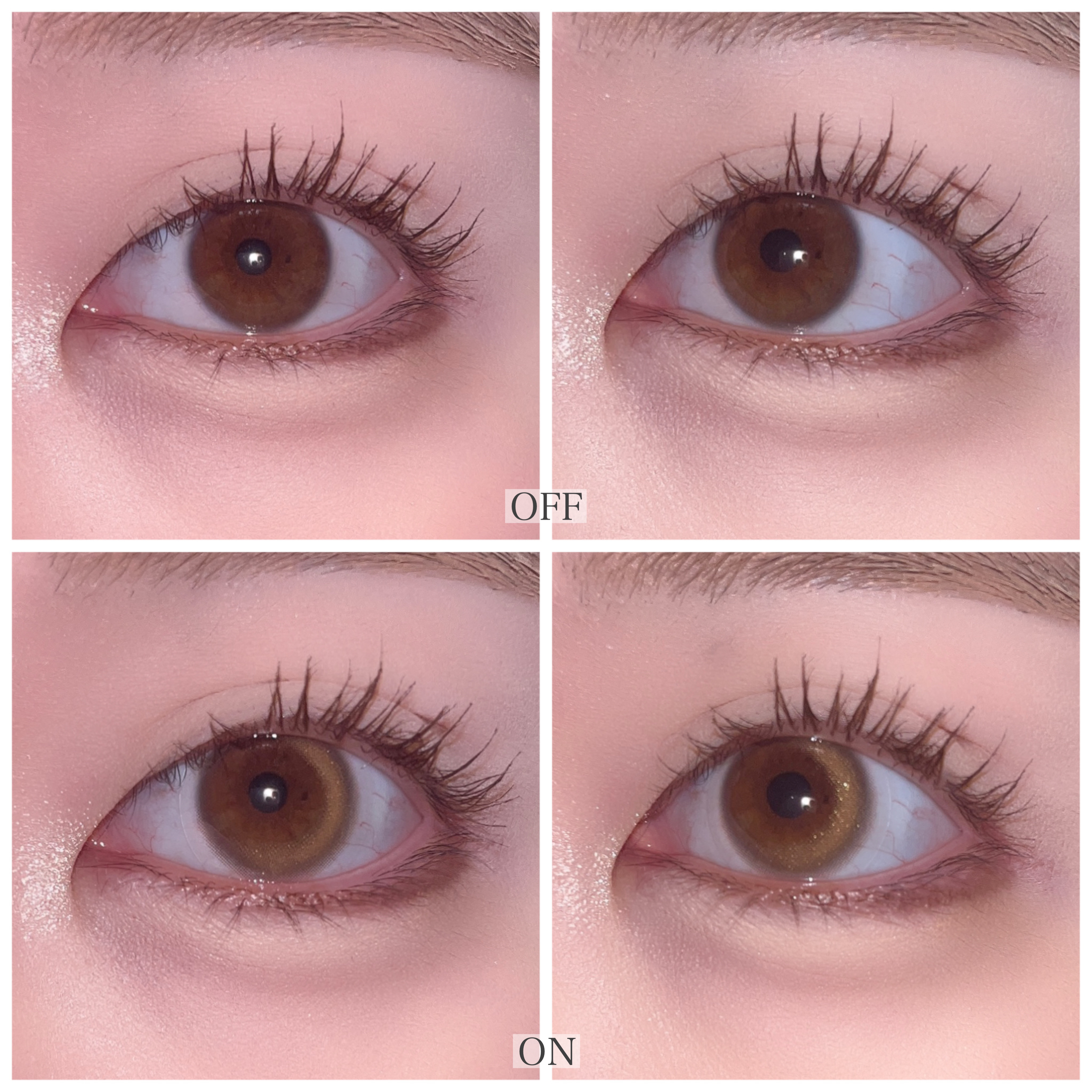 ヌンムルブラウン/LENSME/カラーコンタクトレンズを使ったクチコミ（2枚目）