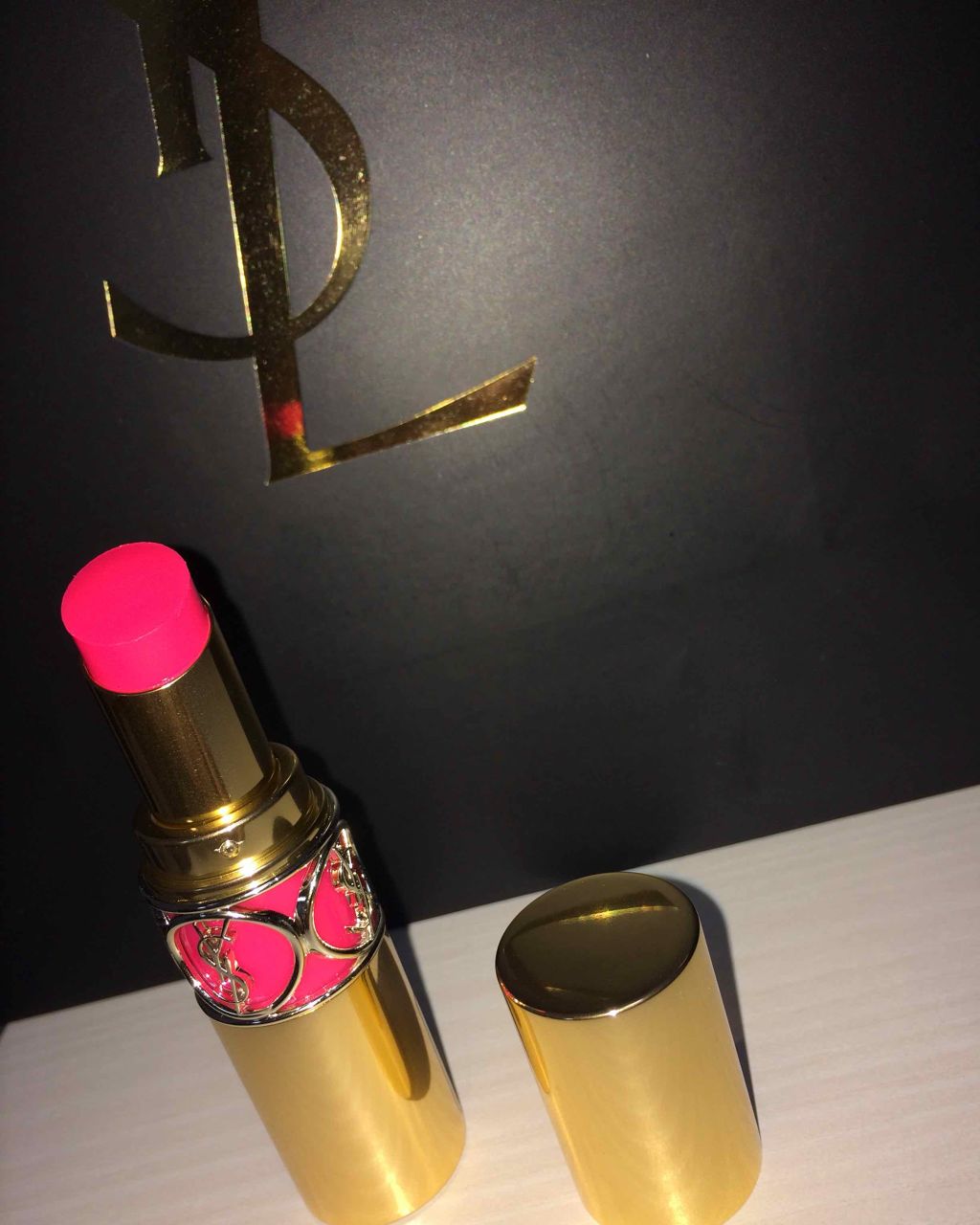 ルージュ ヴォリュプテ シャイン/YVES SAINT LAURENT BEAUTE/口紅を使ったクチコミ(1枚目)