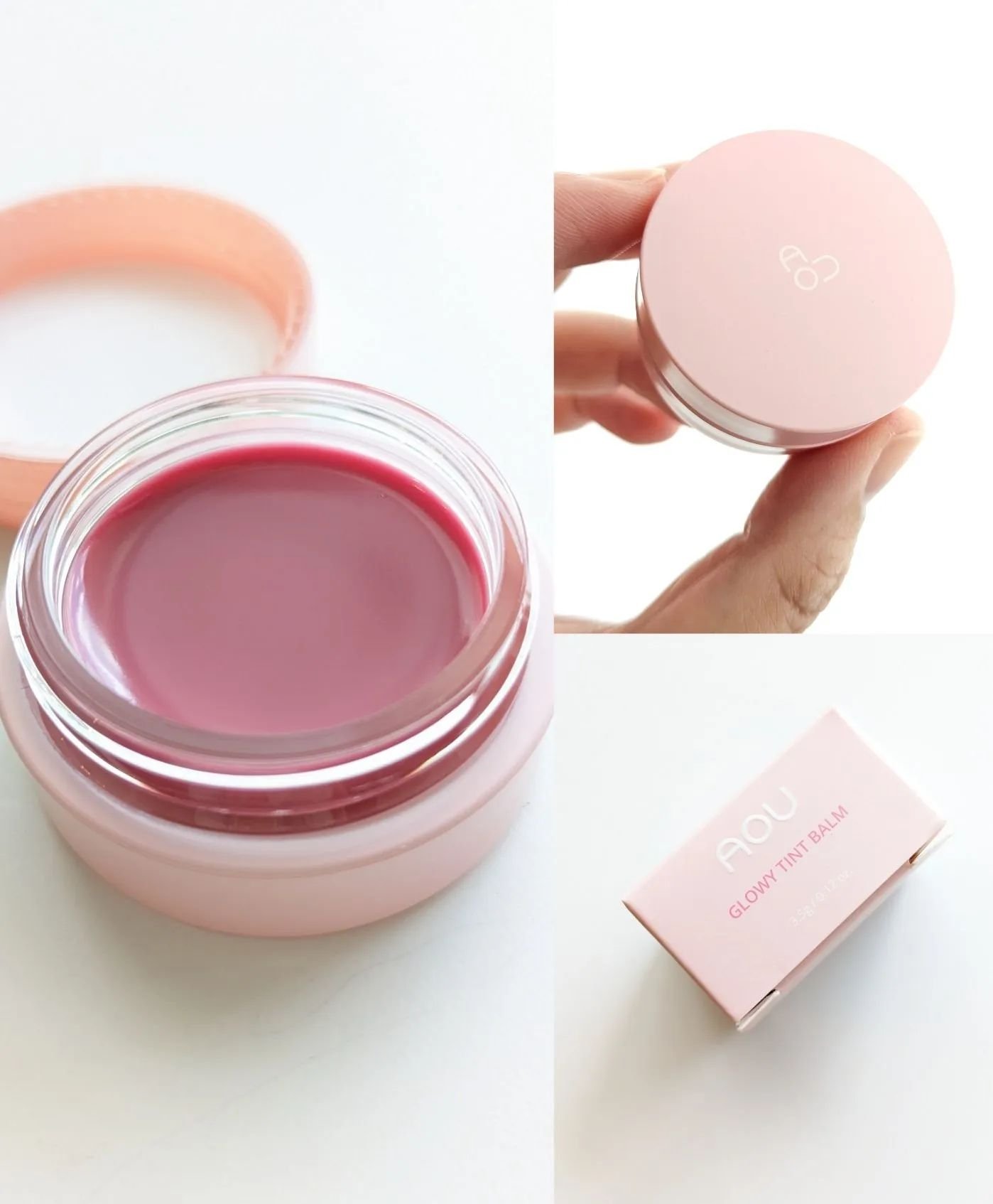 GLOWY TINT BALM/AOU/リップグロスを使ったクチコミ（2枚目）