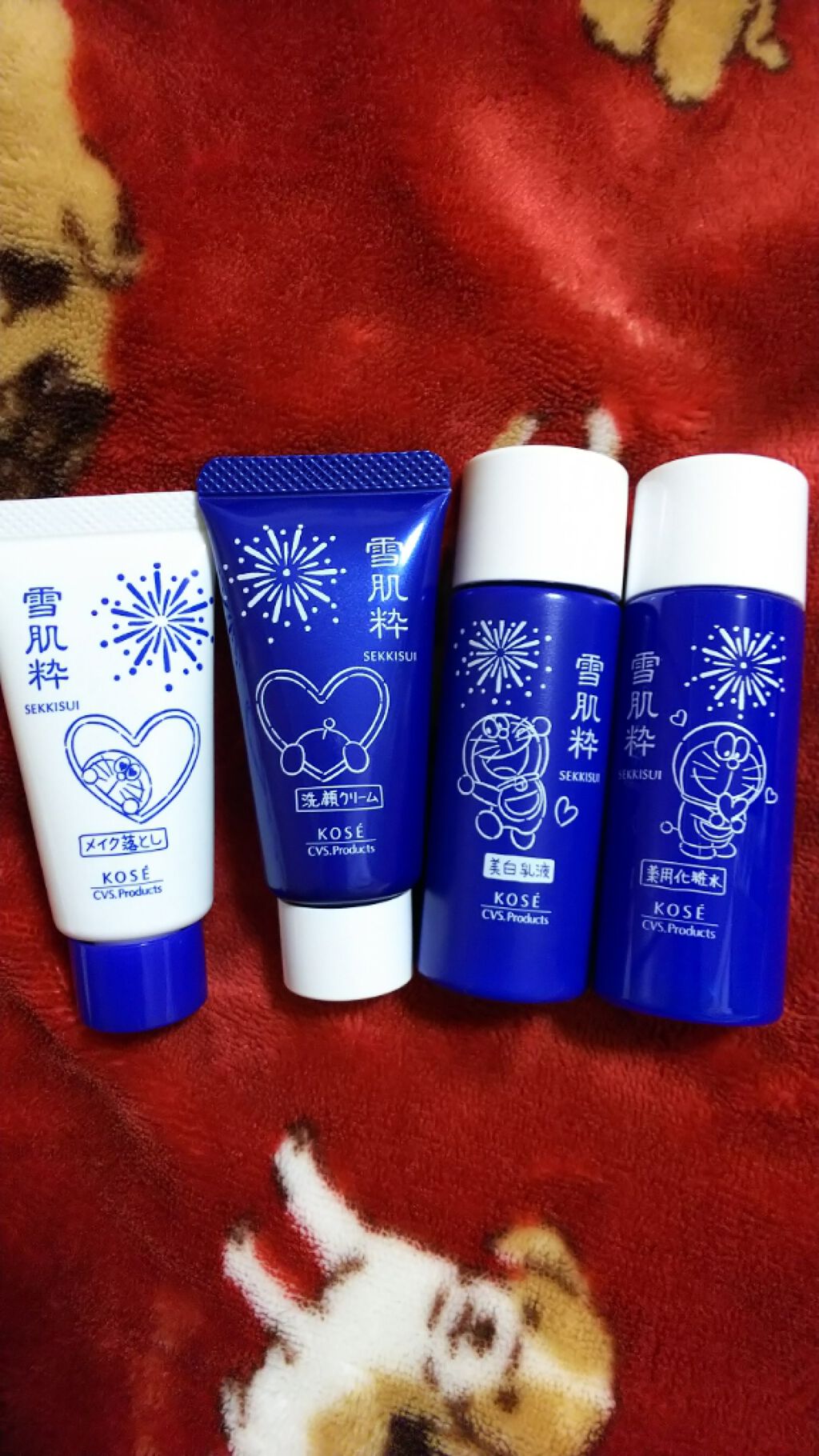 スキンケアセット D2(ドラえもん 50 周年限定デザイン)/雪肌粋/スキンケアキットを使ったクチコミ(3枚目)