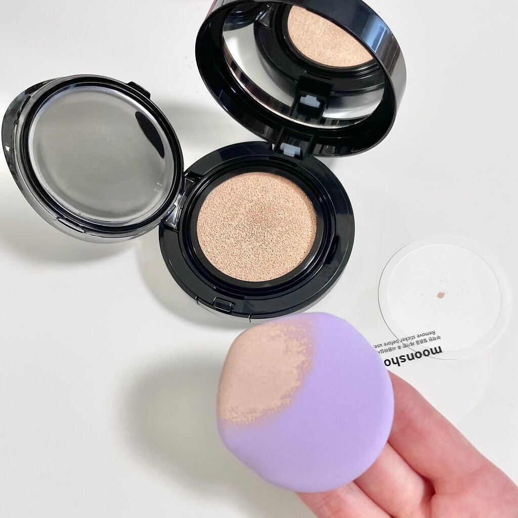 マイクロセッティングフィットクッション/moonshot/クッションファンデーションを使ったクチコミ(6枚目)