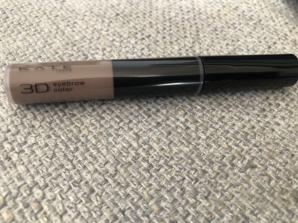 3DアイブロウカラーN BR-7 ダークグレージュ（ダークブラウン～黒髪・暗めの髪色に合う）/KATE/眉マスカラを使ったクチコミ（1枚目）