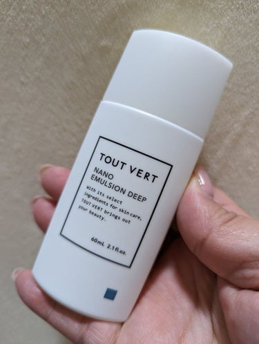 TOUT VERT ナノエマルジョン ディープのクチコミ「　TOUT VERT　ナノエマルジョン ディープ

【商品の特徴】　
浸透湿潤セラミド(セラミ.....」（1枚目）