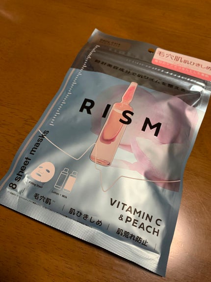 デイリーケアマスク ビタミンC&ピーチ/RISM/シートマスク・パックを使ったクチコミ(1枚目)