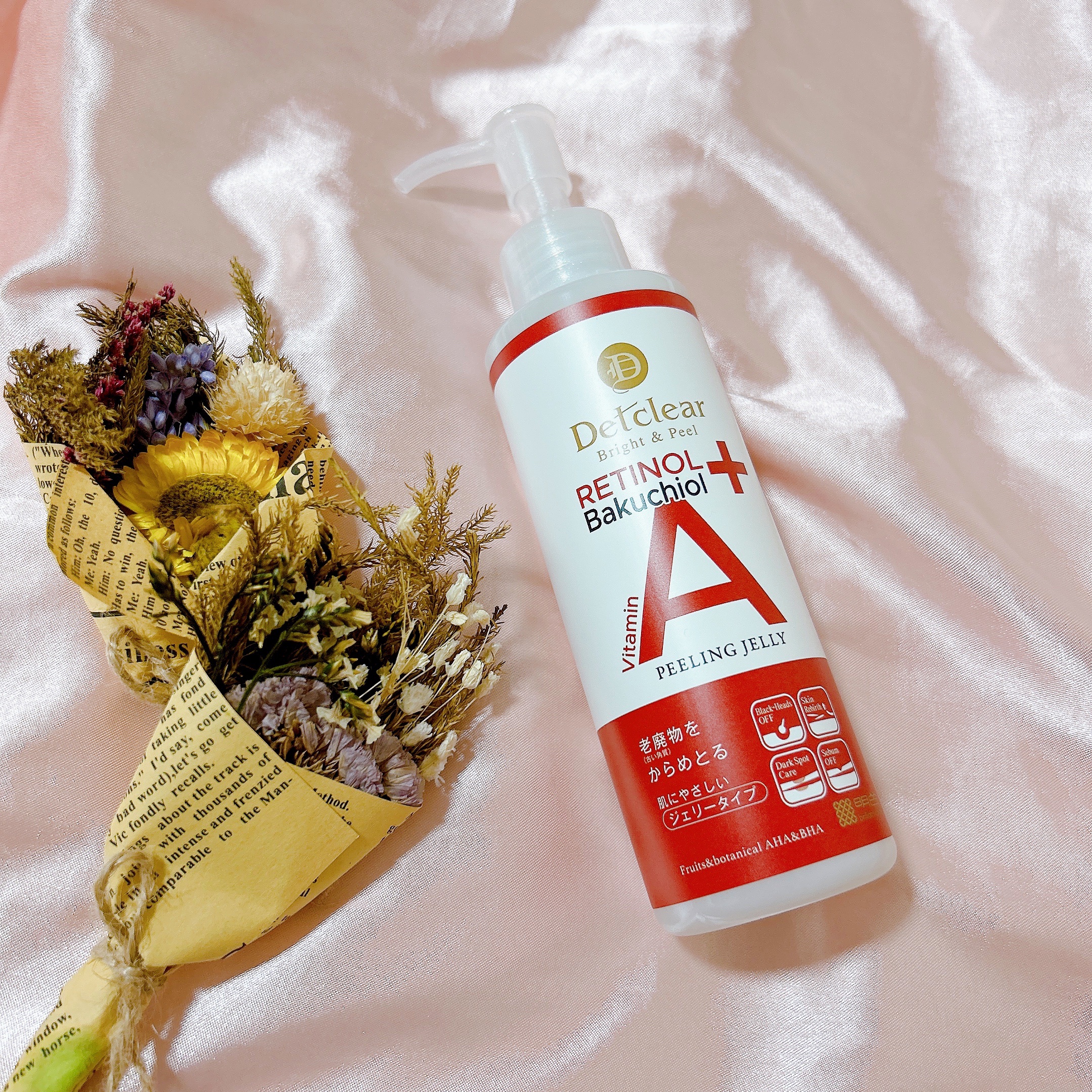 DETクリア ブライト&ピール ピーリングジェリー〈エイジングケアタイプ〉/Detclear/ピーリングを使ったクチコミ（2枚目）