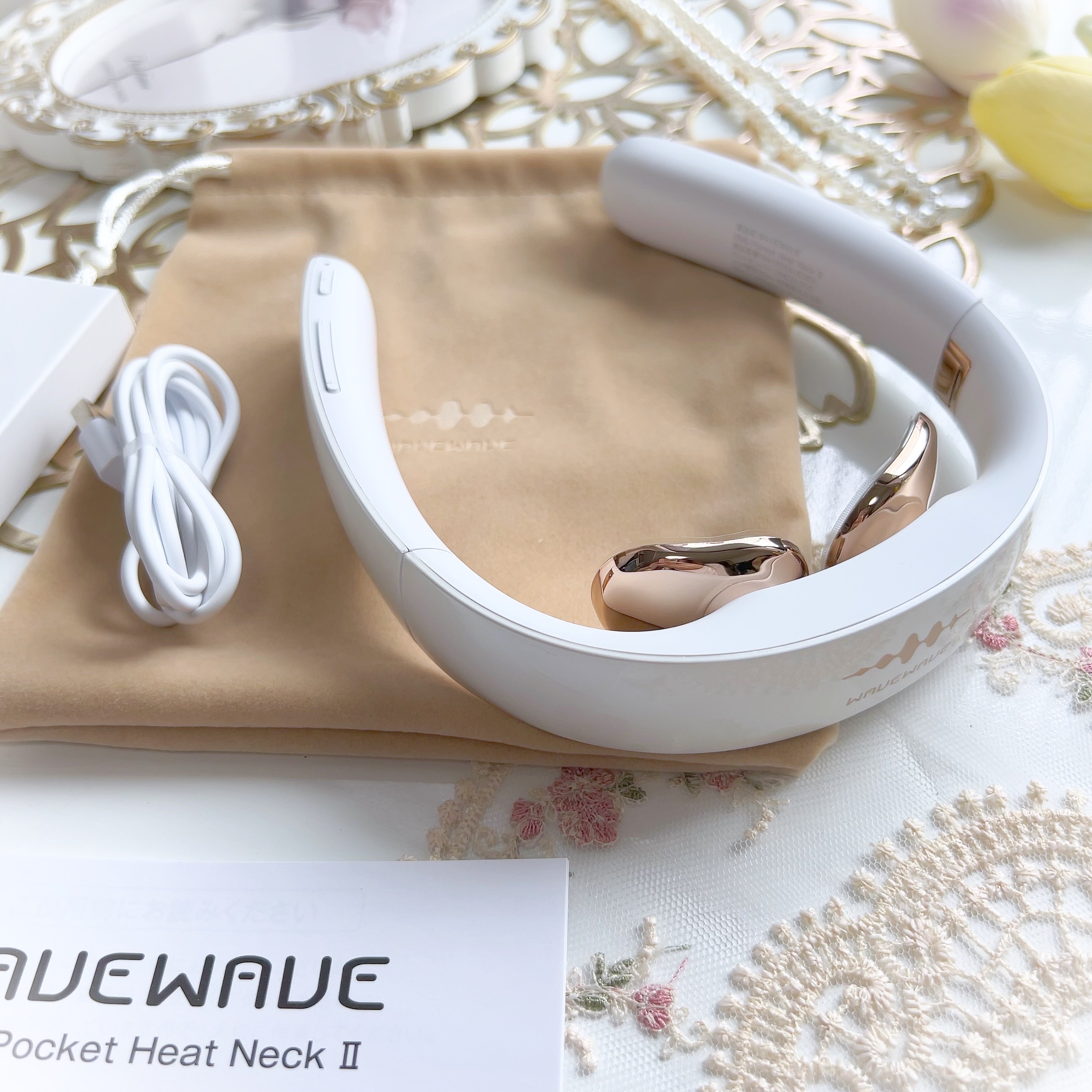 EMS POCKET HEAT NECK II/WAVEWAVE/ボディケア美容家電を使ったクチコミ（1枚目）