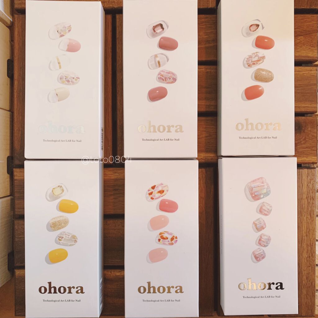 セミキュアジェルネイル（ハンド）/ohora/ネイルシールを使ったクチコミ（1枚目）